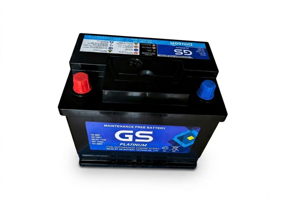 Ắc quy GS Platinum DIN60R cọc thuận