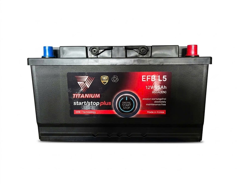 Ắc quy Titanium EFB L5 DIN 95