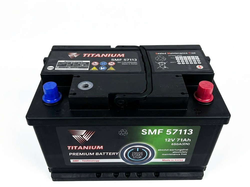 Ắc quy Titanium SMF 57113 - DIN 71