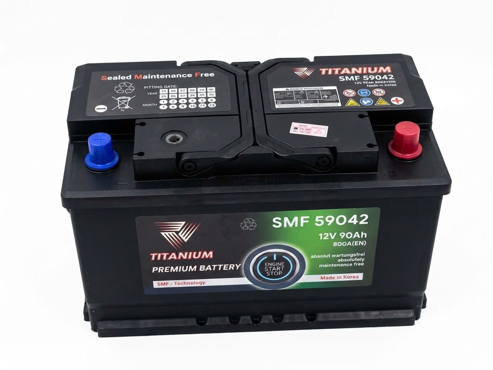 Ắc quy Titanium SMF 59042 - DIN 90